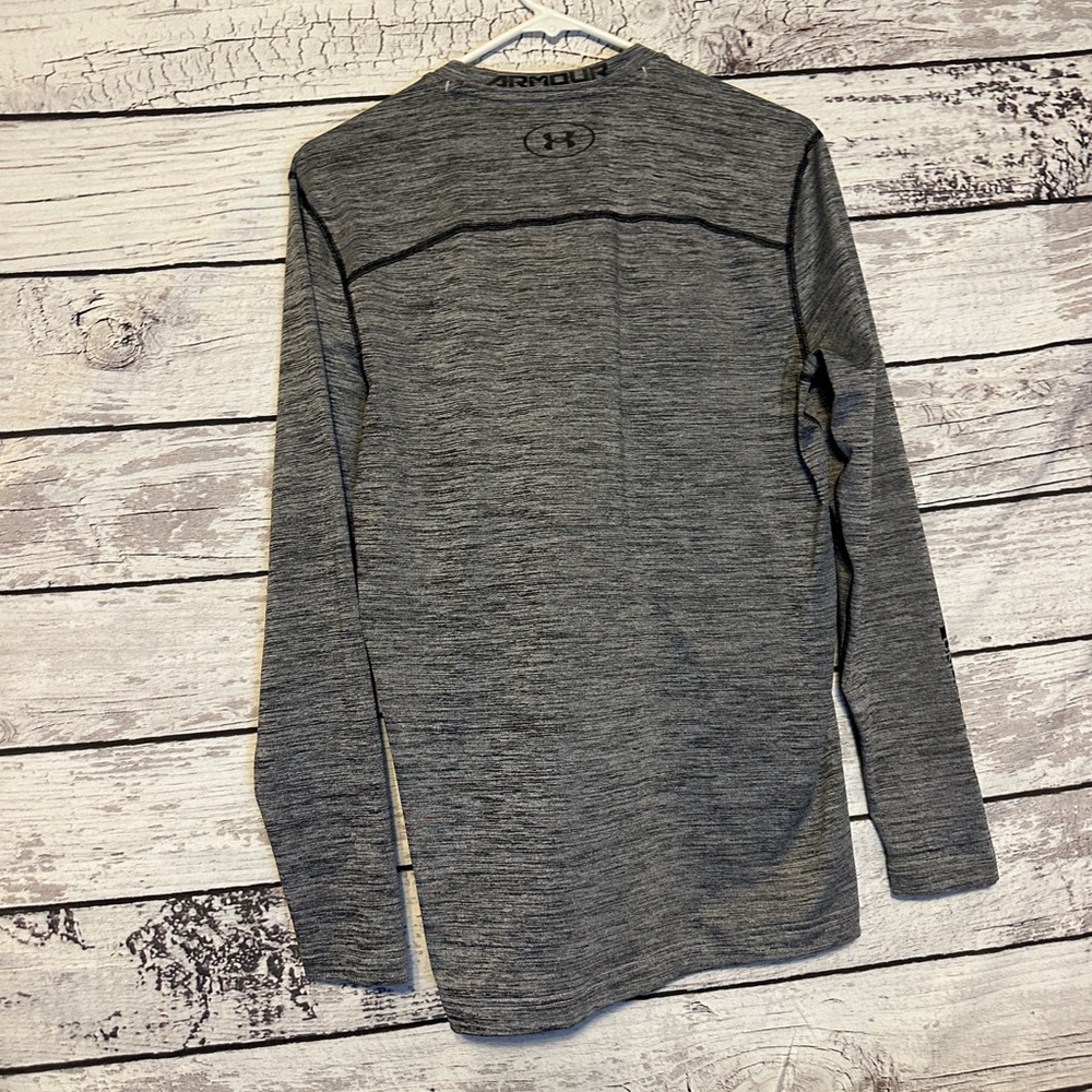 Under Armour ColdGear Compression Long Sleeve Shirt Men’s Size Large Gray - Picture 4 of 5